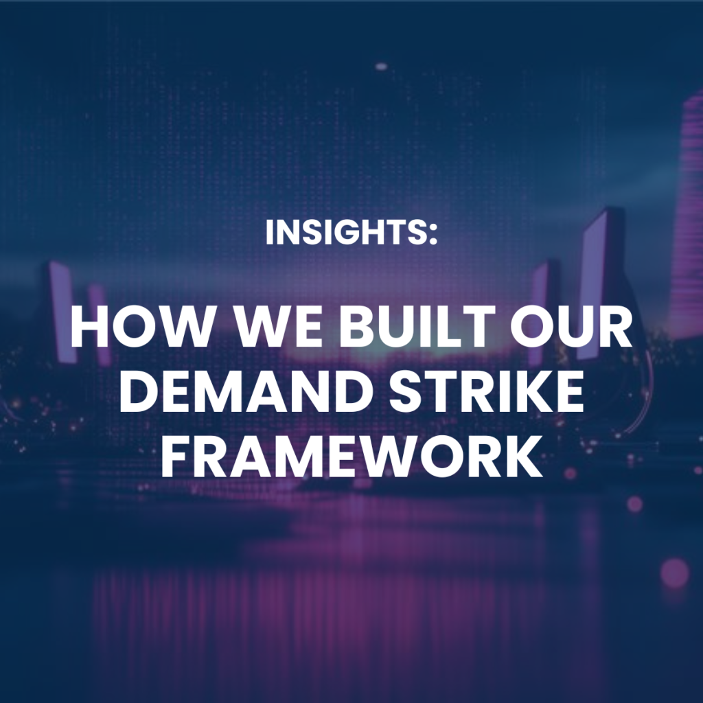 How We Built Our Demand Strike Framework for Integrated Marketing Campaigns
