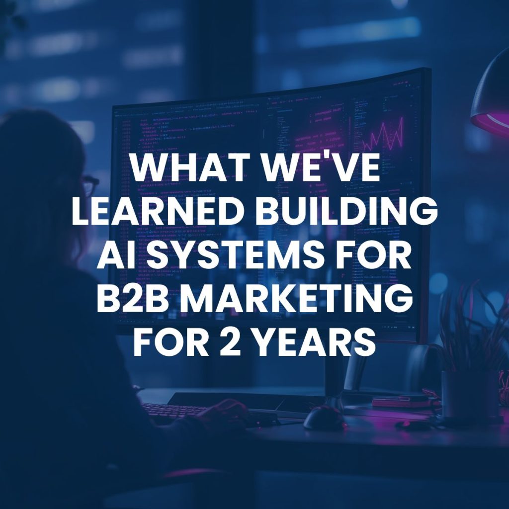 AI SYSTEMS FOR B2B MARKETING IMAGE