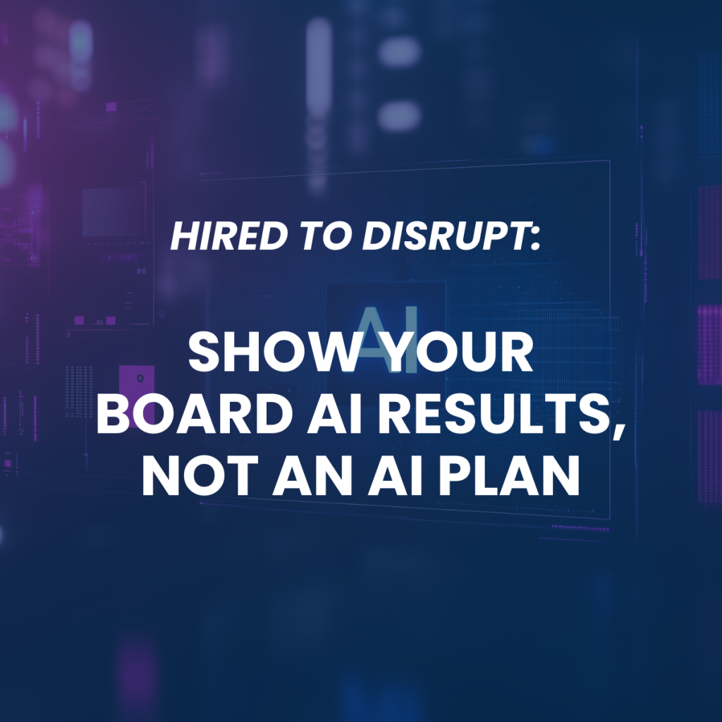 AI results not AI Plan